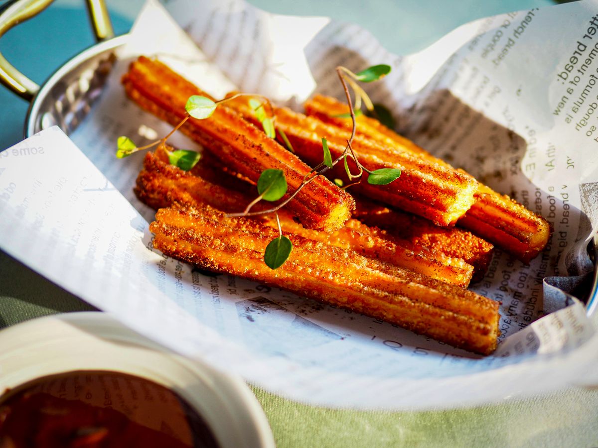 Spanish Churros with Chocolate Sauce