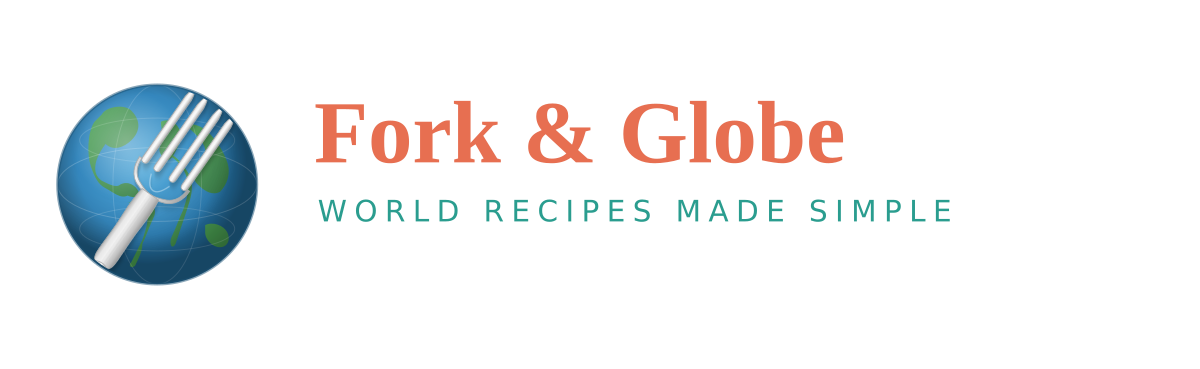 Fork and Globe Logo