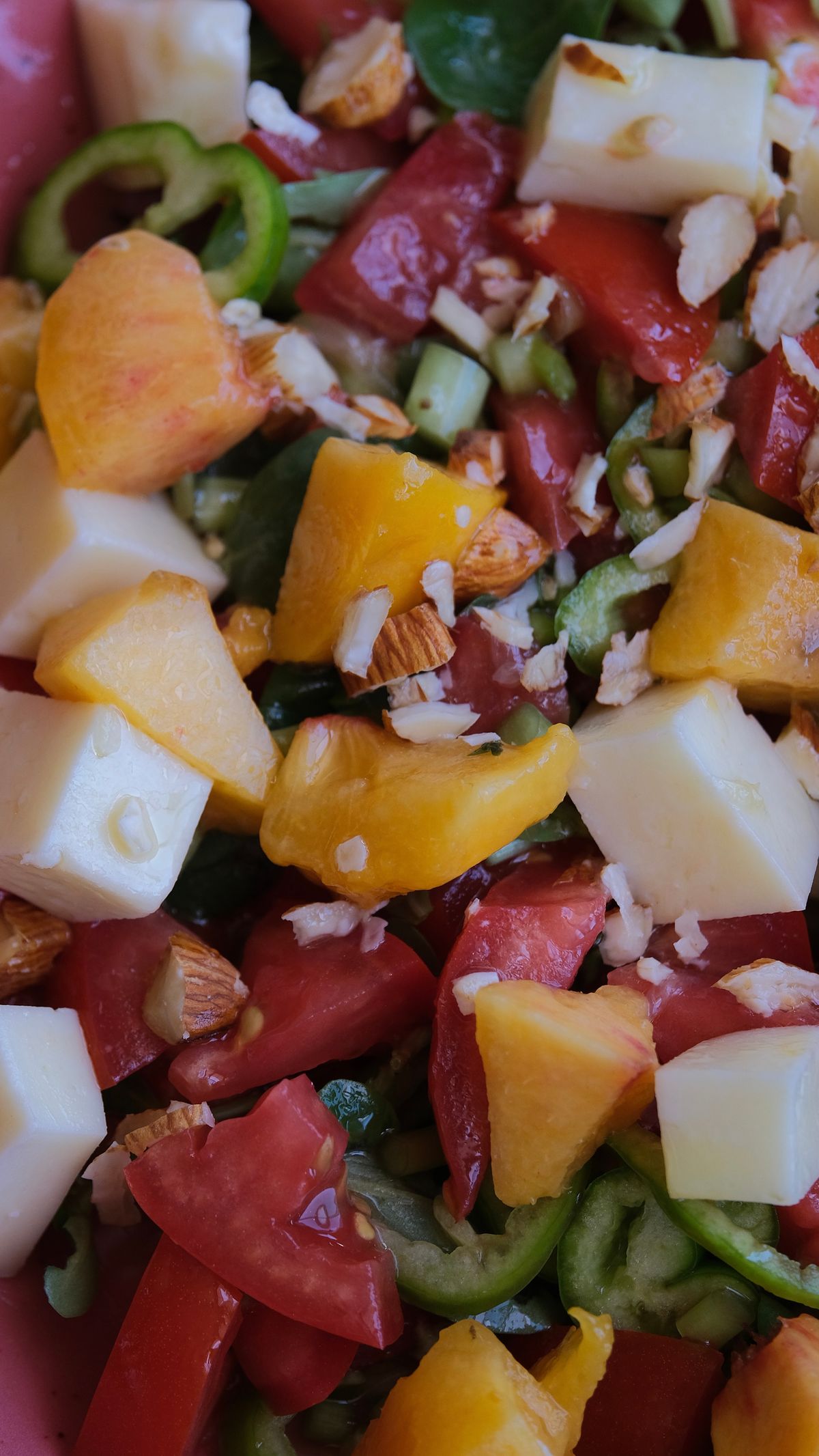 Halloumi & Peach Summer Salad