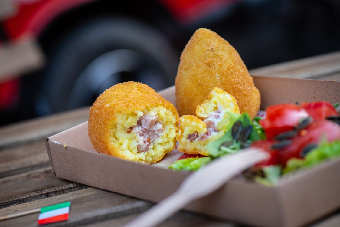 Italian Arancini (Fried Rice Balls)