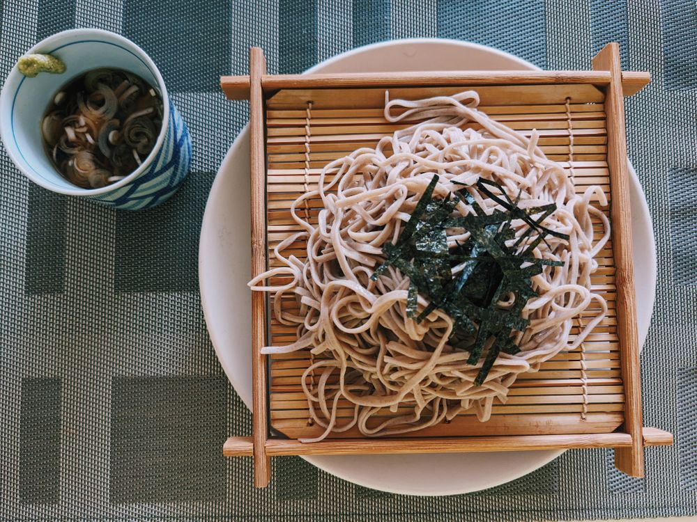 Japanese Cold Soba Noodles (Zaru Soba)